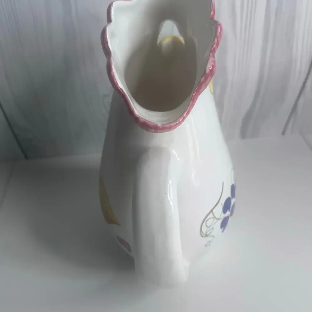 VTG Rooster Pitcher Mesa International Farmhouse 9.5” MCM Ceramic Decorative
